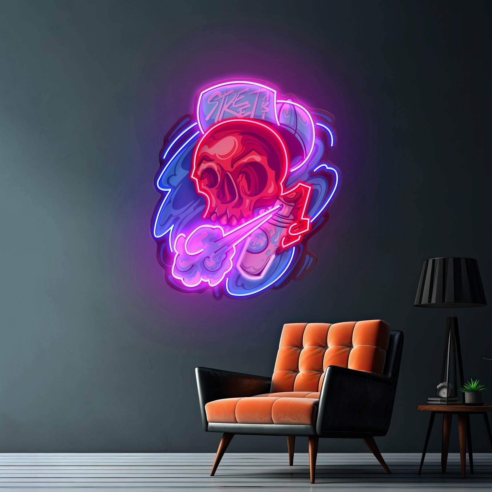 Graffiti Skull Led Neon Sign Light Custom Led Signs - Shineneon