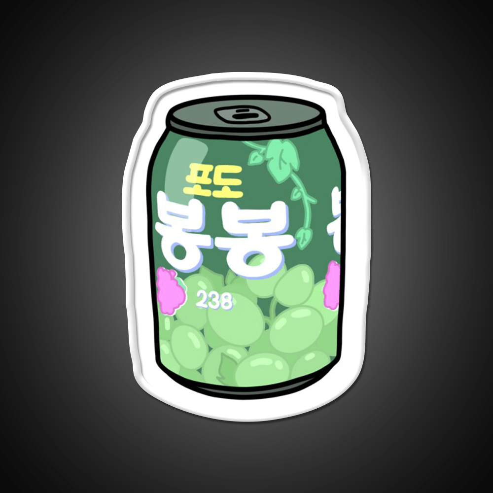 Grape Soda Drink Snack Food Led Neon Sign Rgb Color - Shineneon
