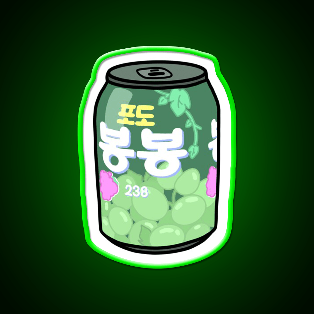 Grape Soda Drink Snack Food Led Neon Sign Rgb Color - Shineneon