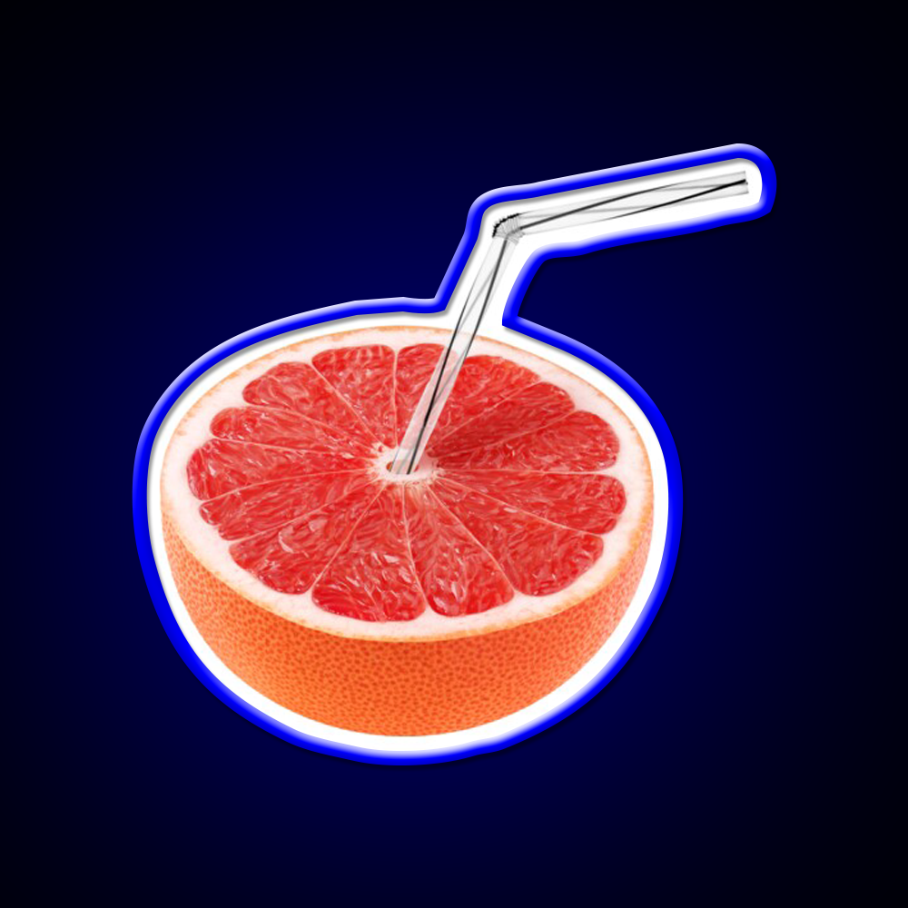 Grapefruit Juice Cocktail Bar Decor Led Neon Sign Rgb Color - LED neon sign view 5