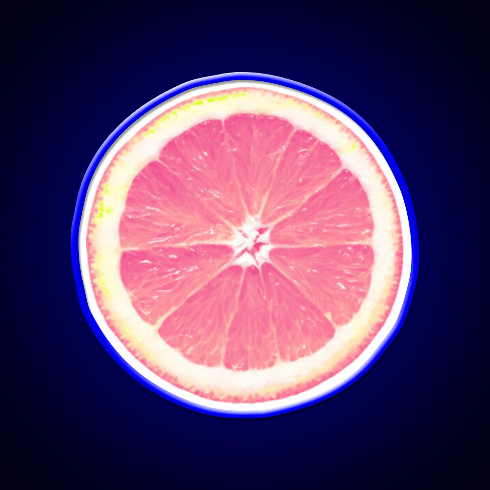 Grapefruit Slice Snack Food Led Neon Sign Rgb Color - Shineneon