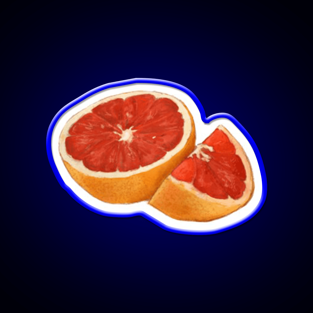 Grapefruit Snack Food Led Neon Sign Rgb Color - Shineneon