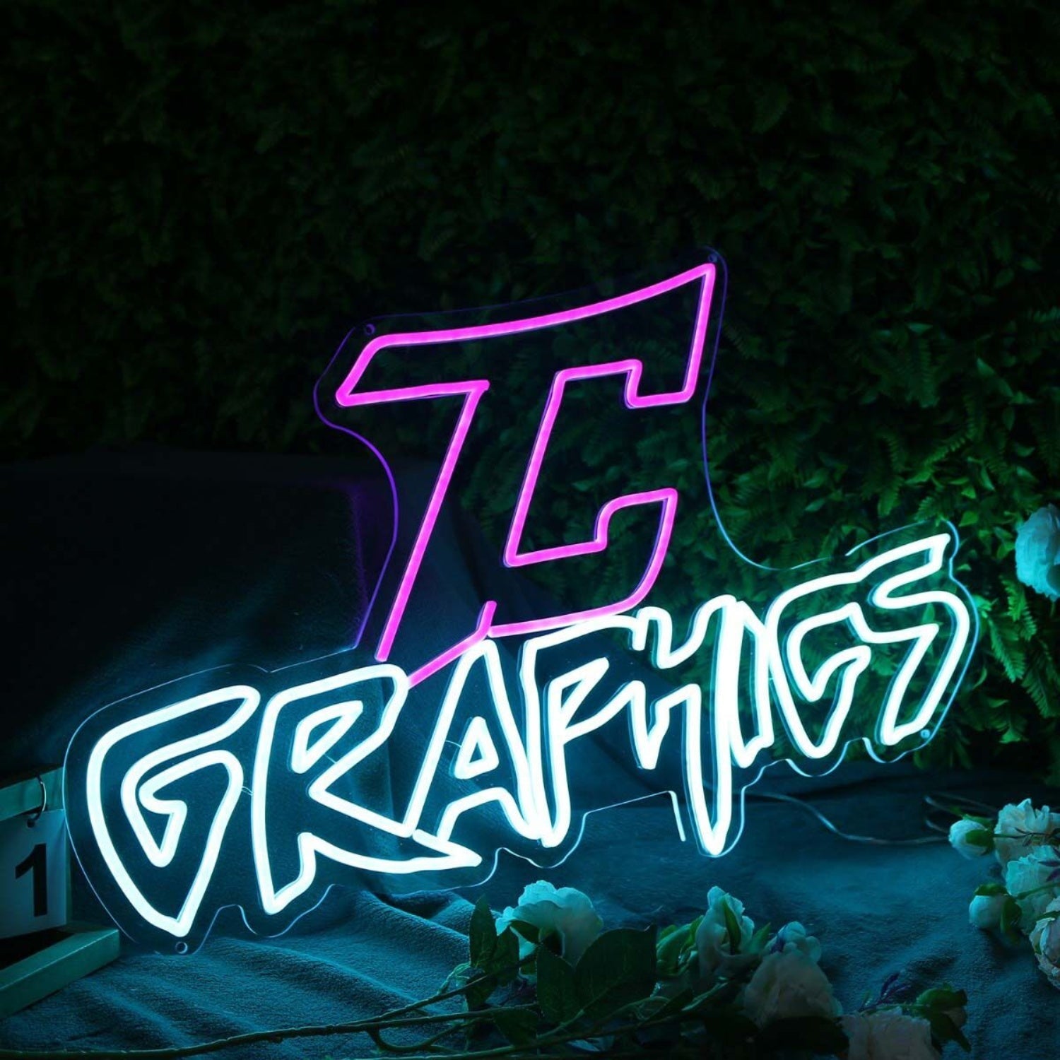 Graphics Blue Led Neon Sign - Shineneon
