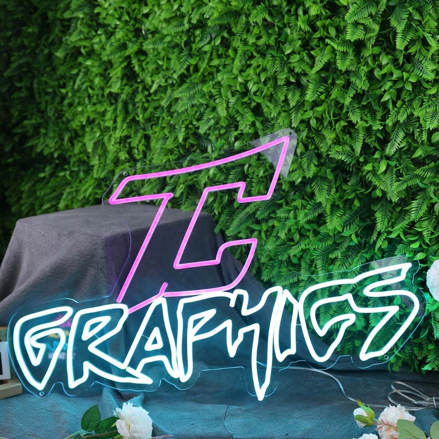 Graphics Blue Led Neon Sign - Shineneon