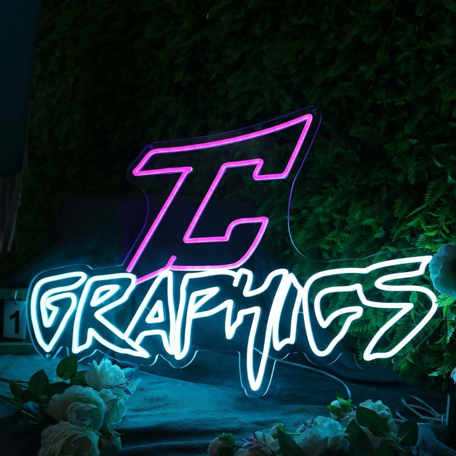 Graphics Blue Led Neon Sign - Shineneon