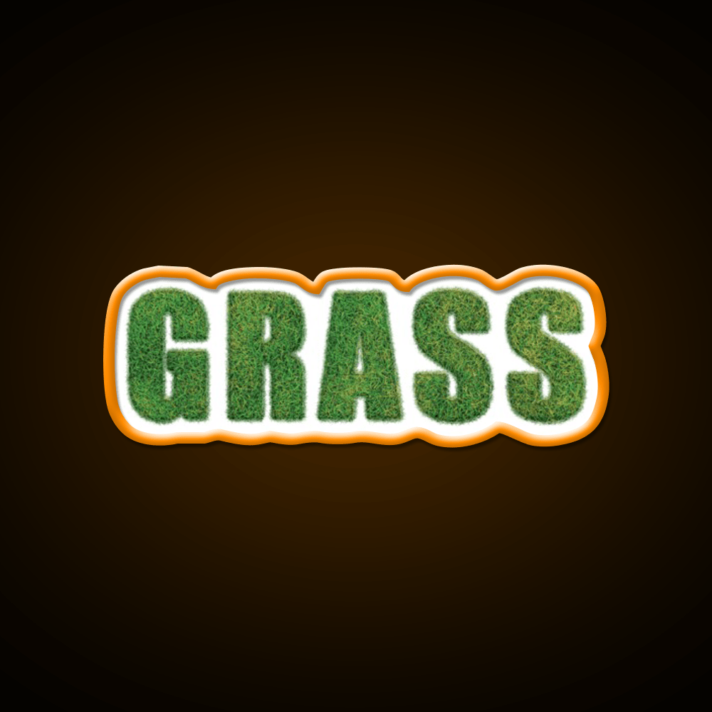 Grass Hemp Inspired Green Leaf Led Neon Sign Rgb Color - Shineneon