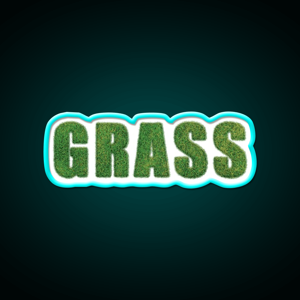 Grass Hemp Inspired Green Leaf Led Neon Sign Rgb Color - Shineneon
