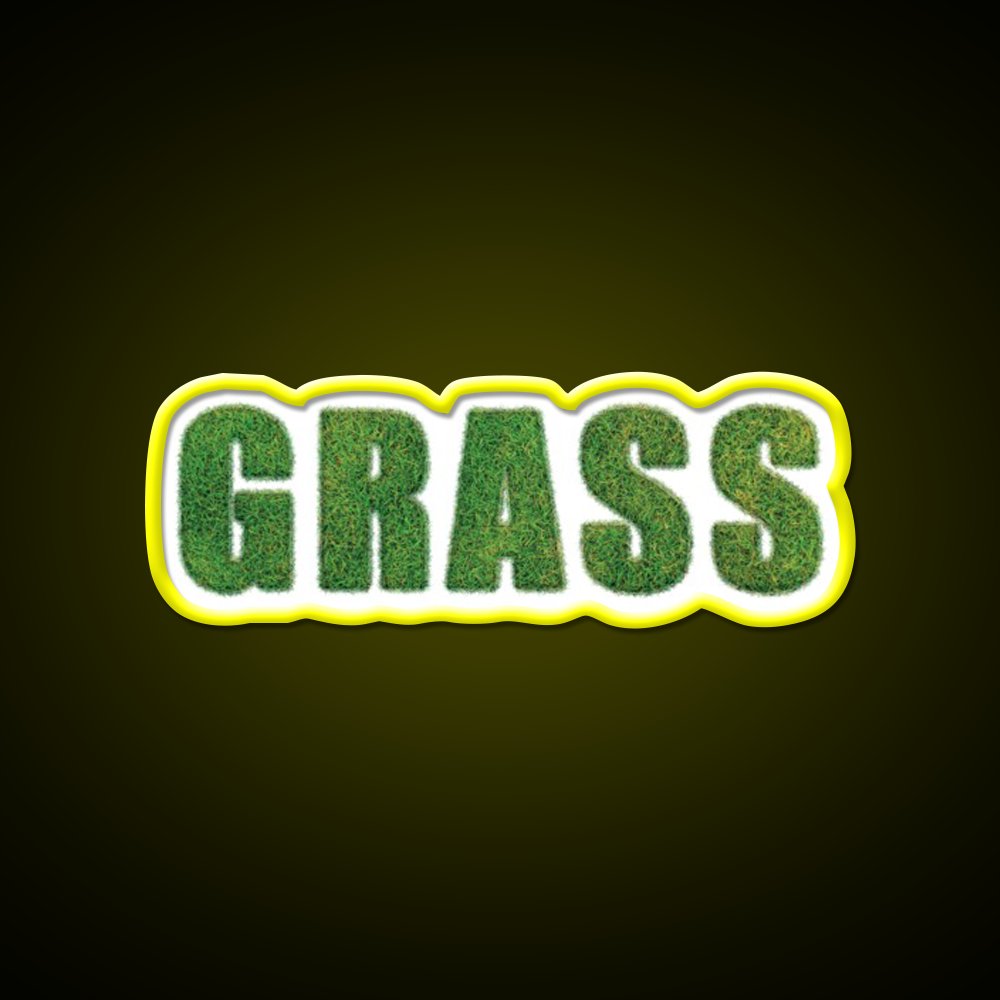Grass Hemp Inspired Green Leaf Led Neon Sign Rgb Color - LED neon sign view 7