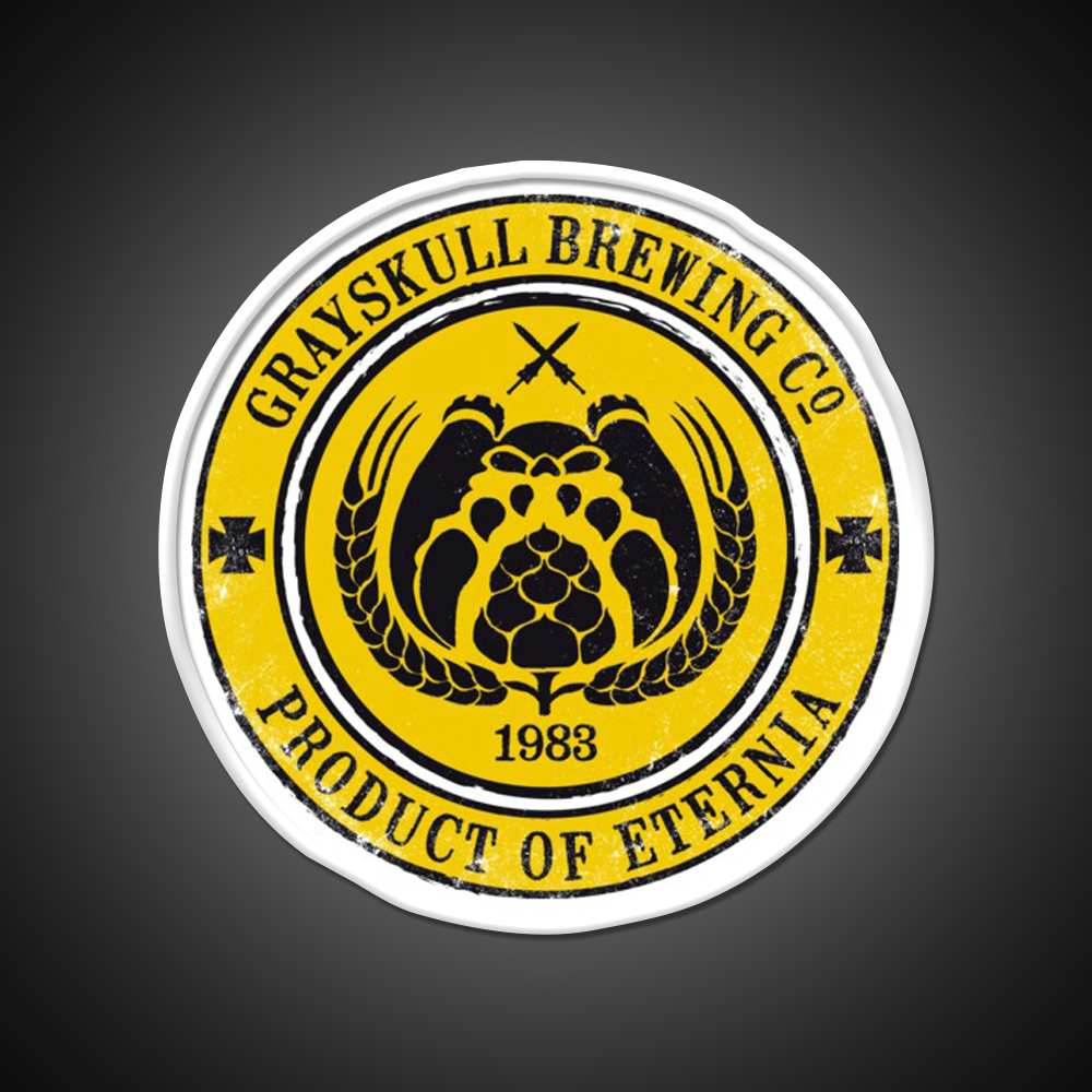 Grayskull Brewing Company Yellow Beer Bar Decor Led Neon Sign Rgb Color - LED neon sign view 11
