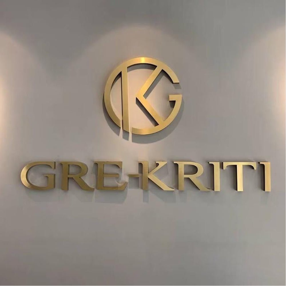 Gre Kriti 3d Metal Backlit Letters Business Led Sign - Shineneon