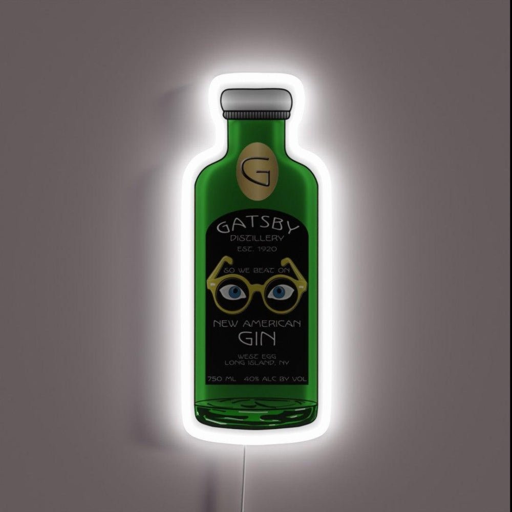 Great Gatsby Gin Rgb Led Neon Sign - Shineneon