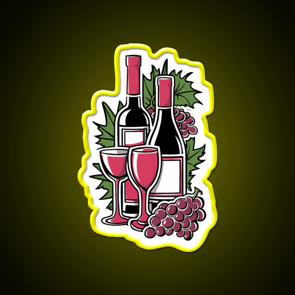 Great Ripped Red Wine Party Drink Tequila Led Neon Sign Rgb Color - Shineneon