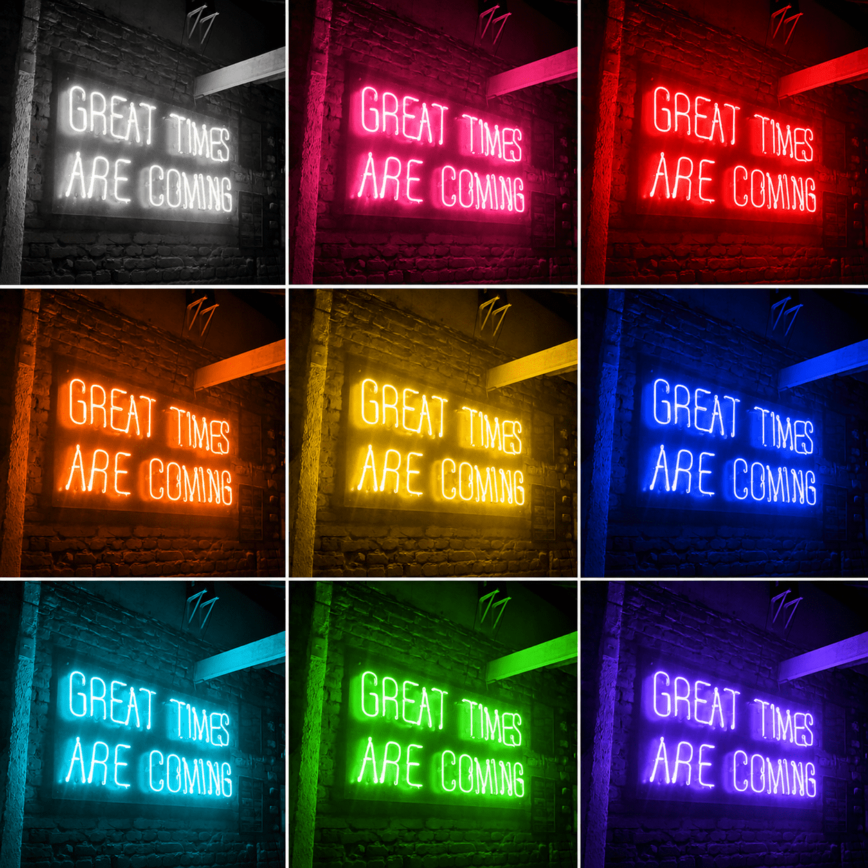 Great Times Are Coming LED Neon Sign Home Wall Art - Shineneon
