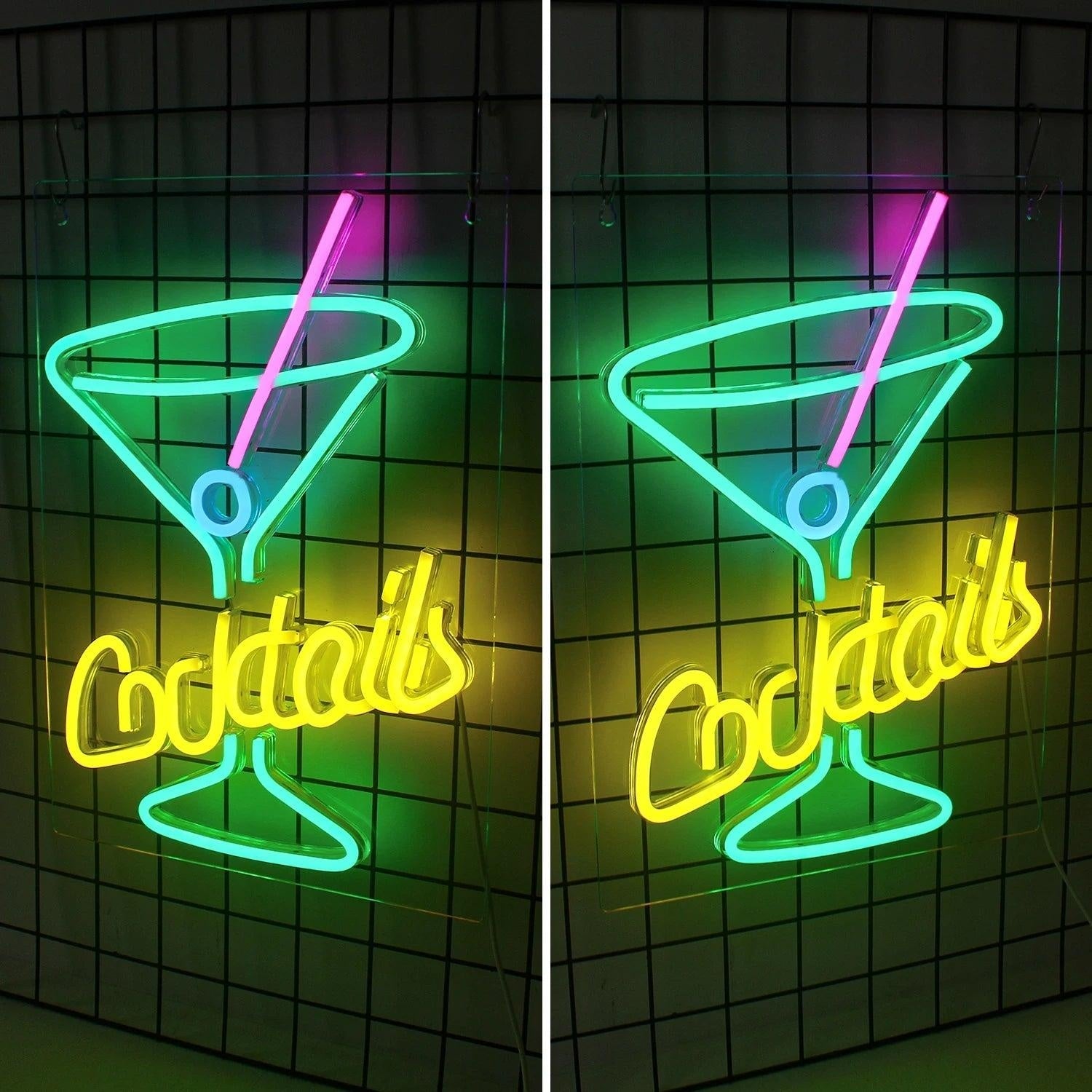 Green Cocktails Affortable LED Neon Sign - Shineneon