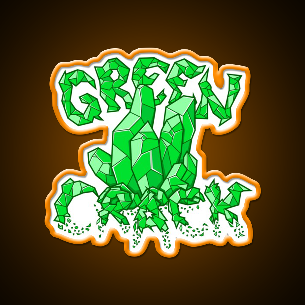 Green Crack Hemp Inspired Green Leaf Led Neon Sign Rgb Color - LED neon sign view 6