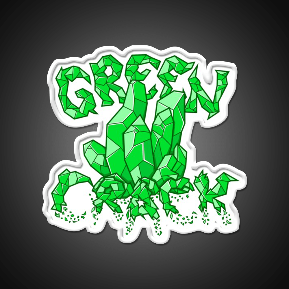 Green Crack Hemp Inspired Green Leaf Led Neon Sign Rgb Color - Shineneon