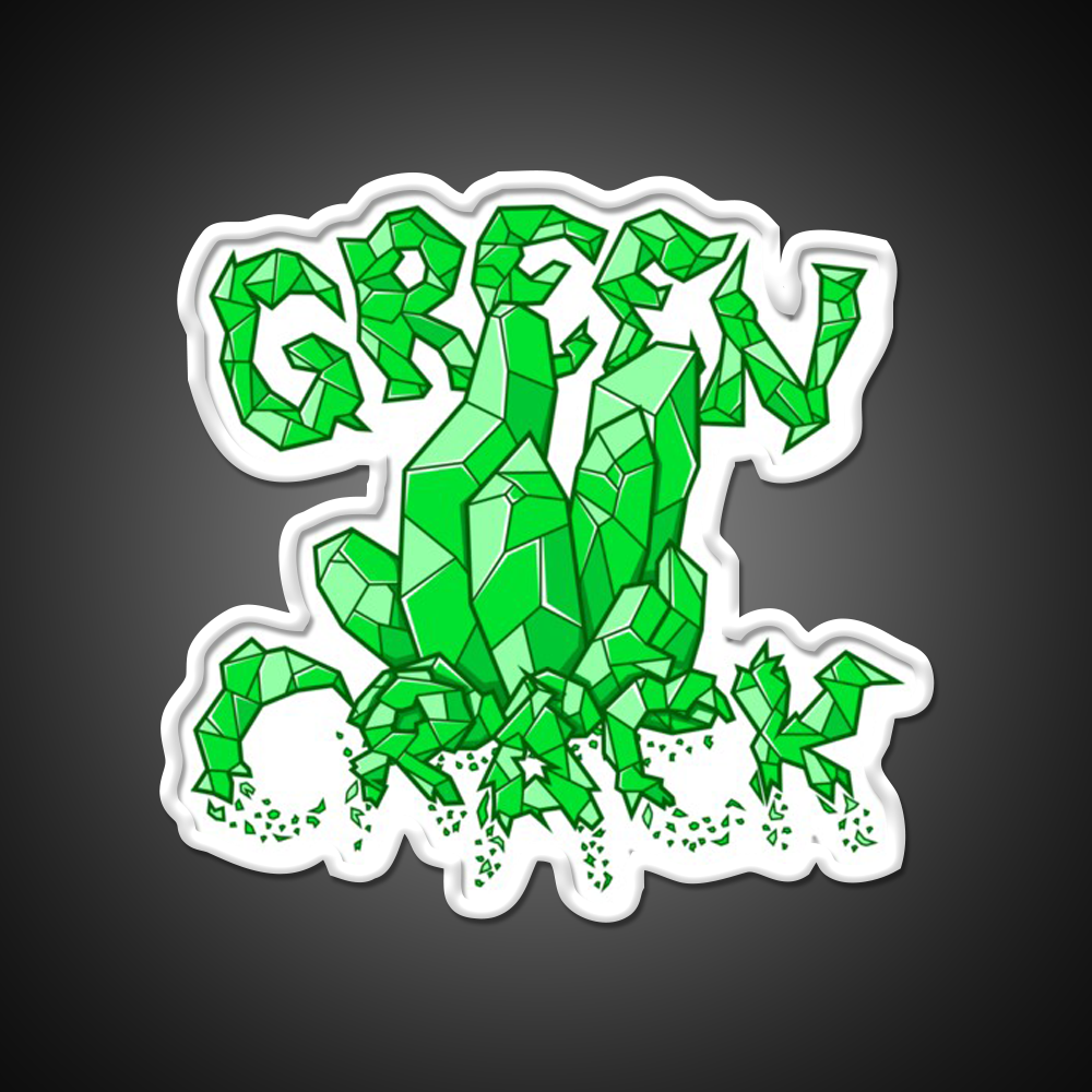 Green Crack Hemp Inspired Green Leaf Led Neon Sign Rgb Color - LED neon sign view 11