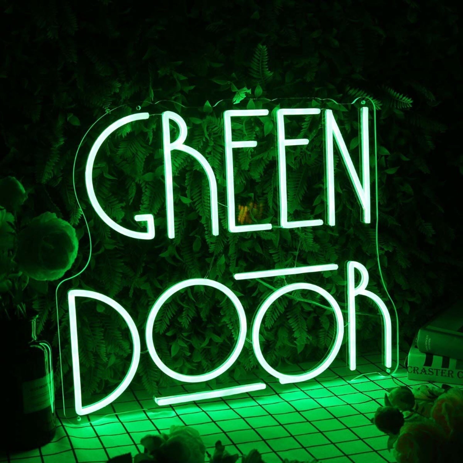 Green Door Led Neon Sign - Shineneon