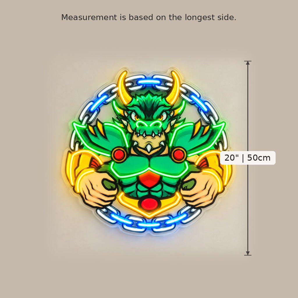 Green Dragon Mascot LED Neon Sign - Shineneon