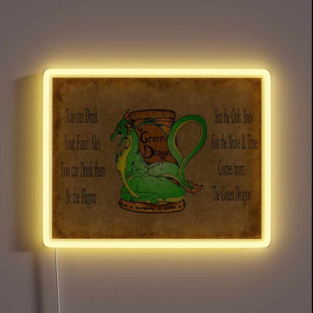 Green Dragon Song Rgb Led Neon Sign - Shineneon