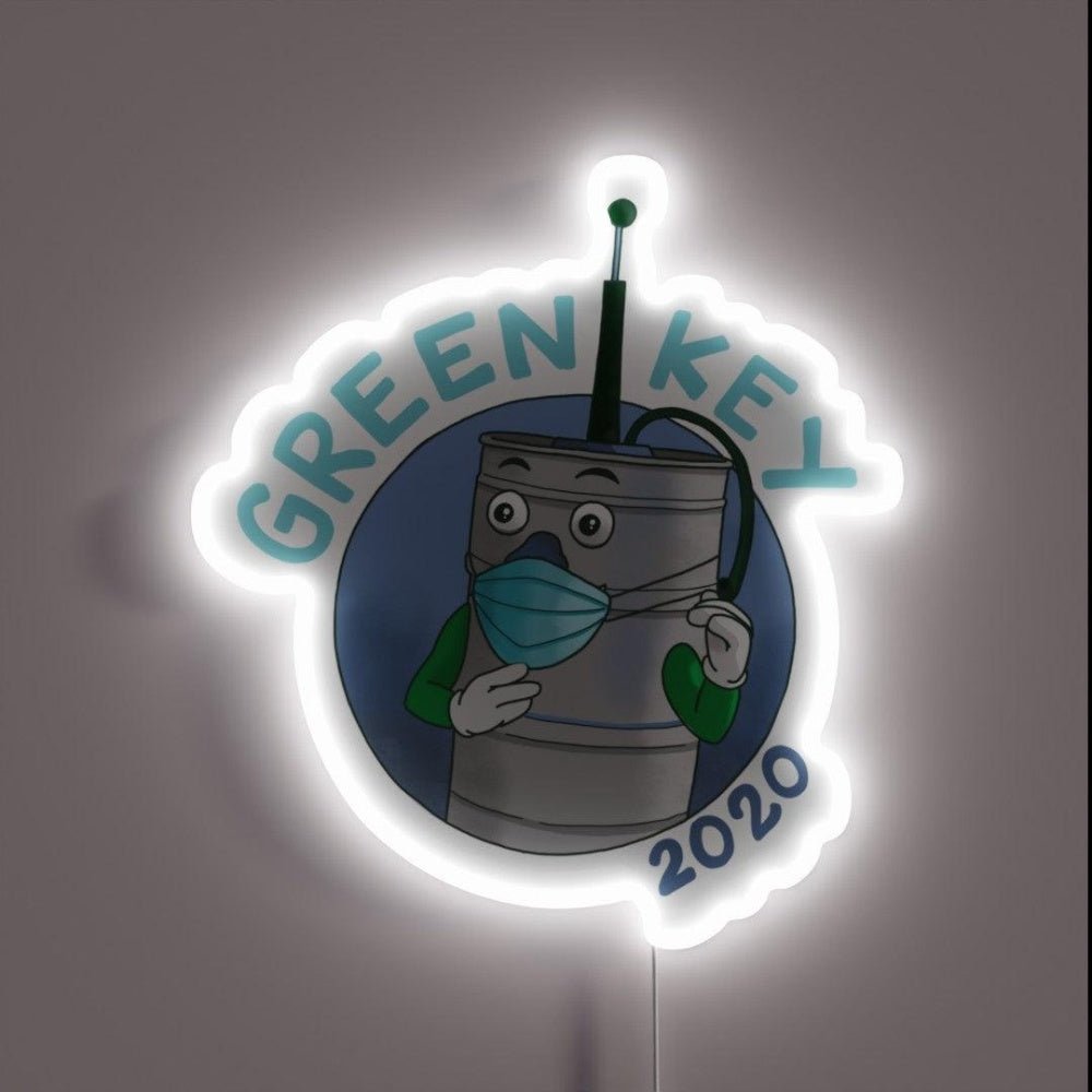 Green Key 2020 Rgb Led Neon Sign - Shineneon