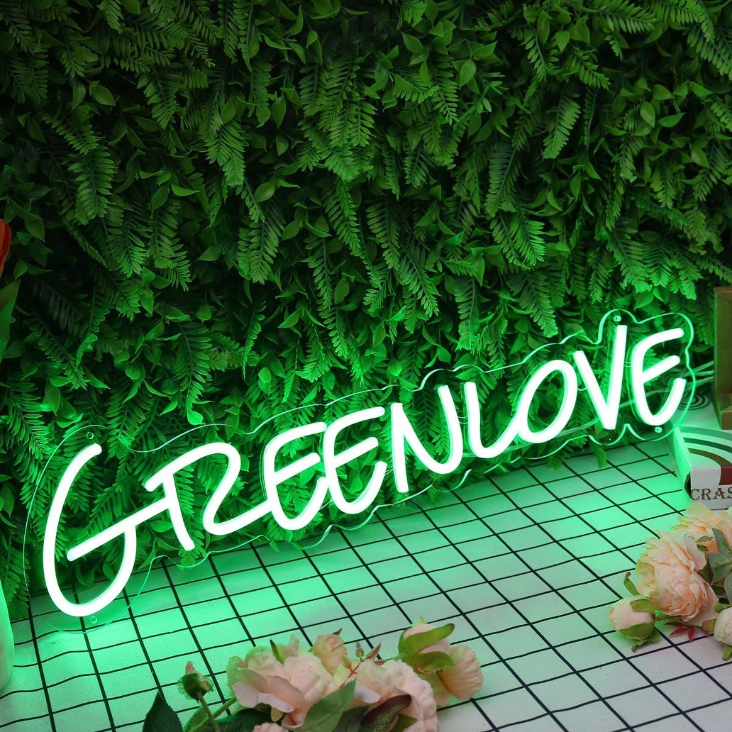 Green Love Led Neon Sign | Shineneon