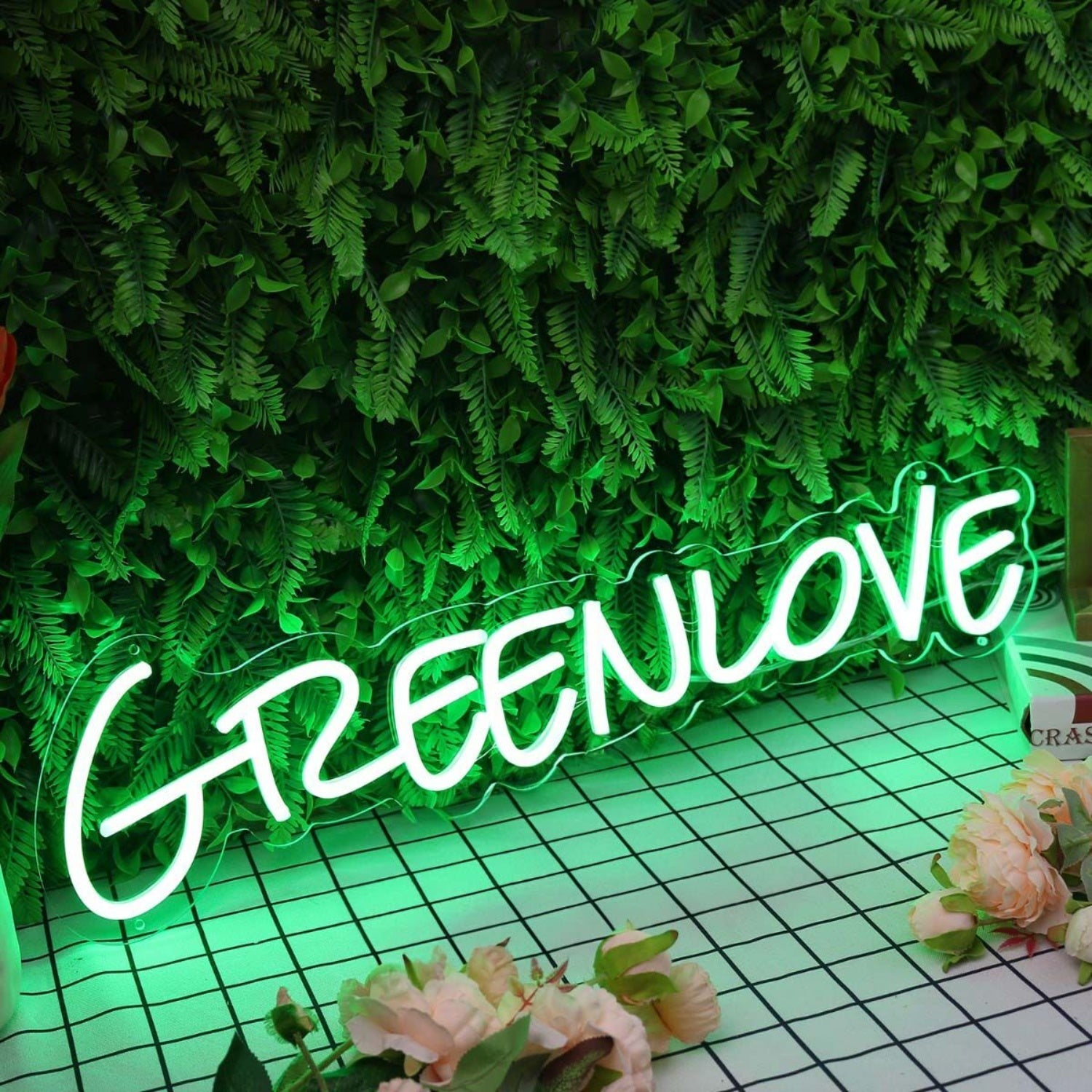 Green Love Led Neon Sign - Shineneon