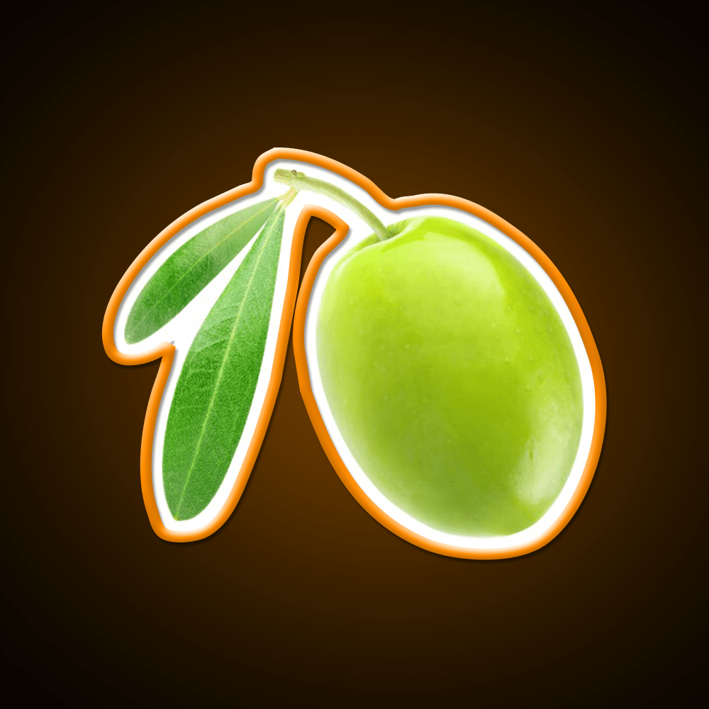 Green Olive Snack Food Led Neon Sign Rgb Color - Shineneon
