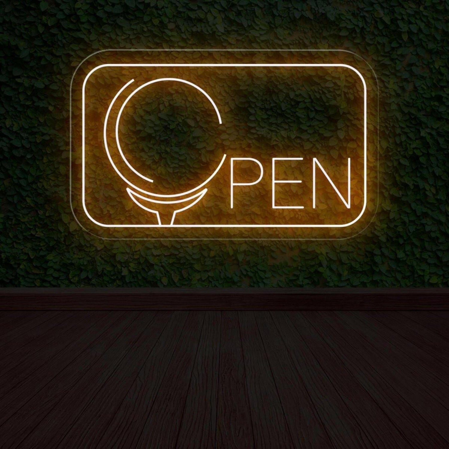Green Open Cup Led Neon Sign For Barber Shop Decor | Shineneon