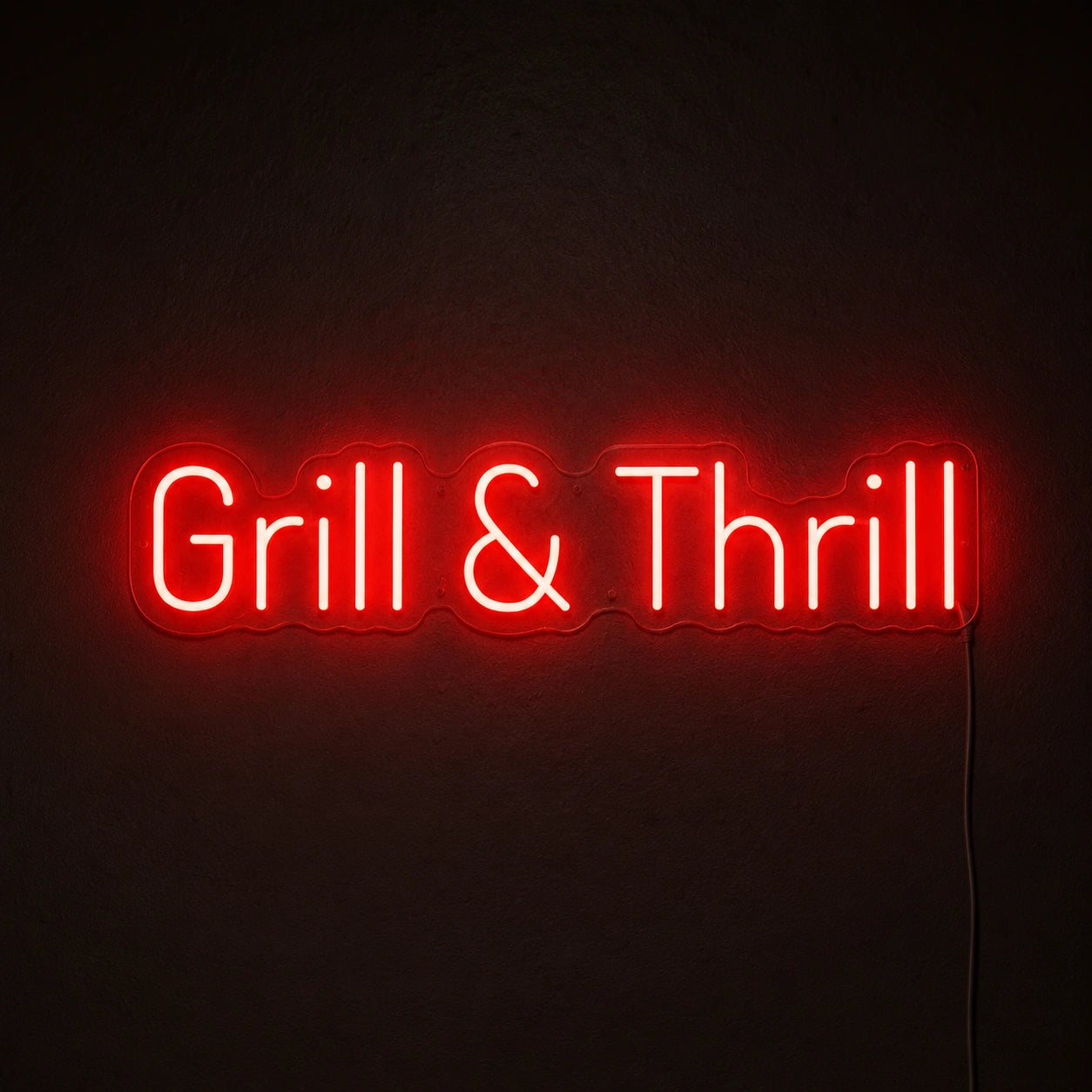 Grill And Thrill Neon Sign LED Neon Sign main product image