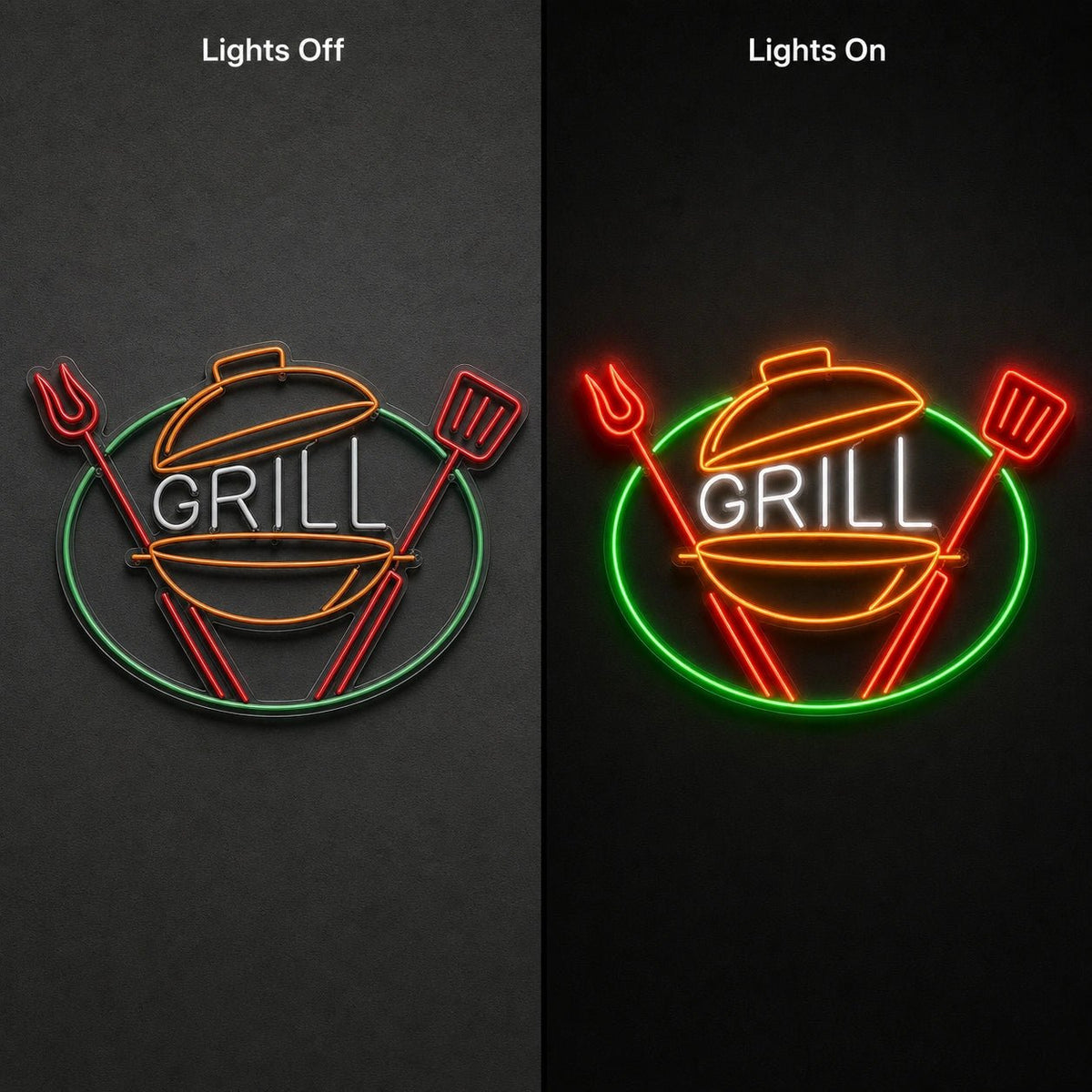 Grill Kettle Tools LED Neon Sign - Shineneon