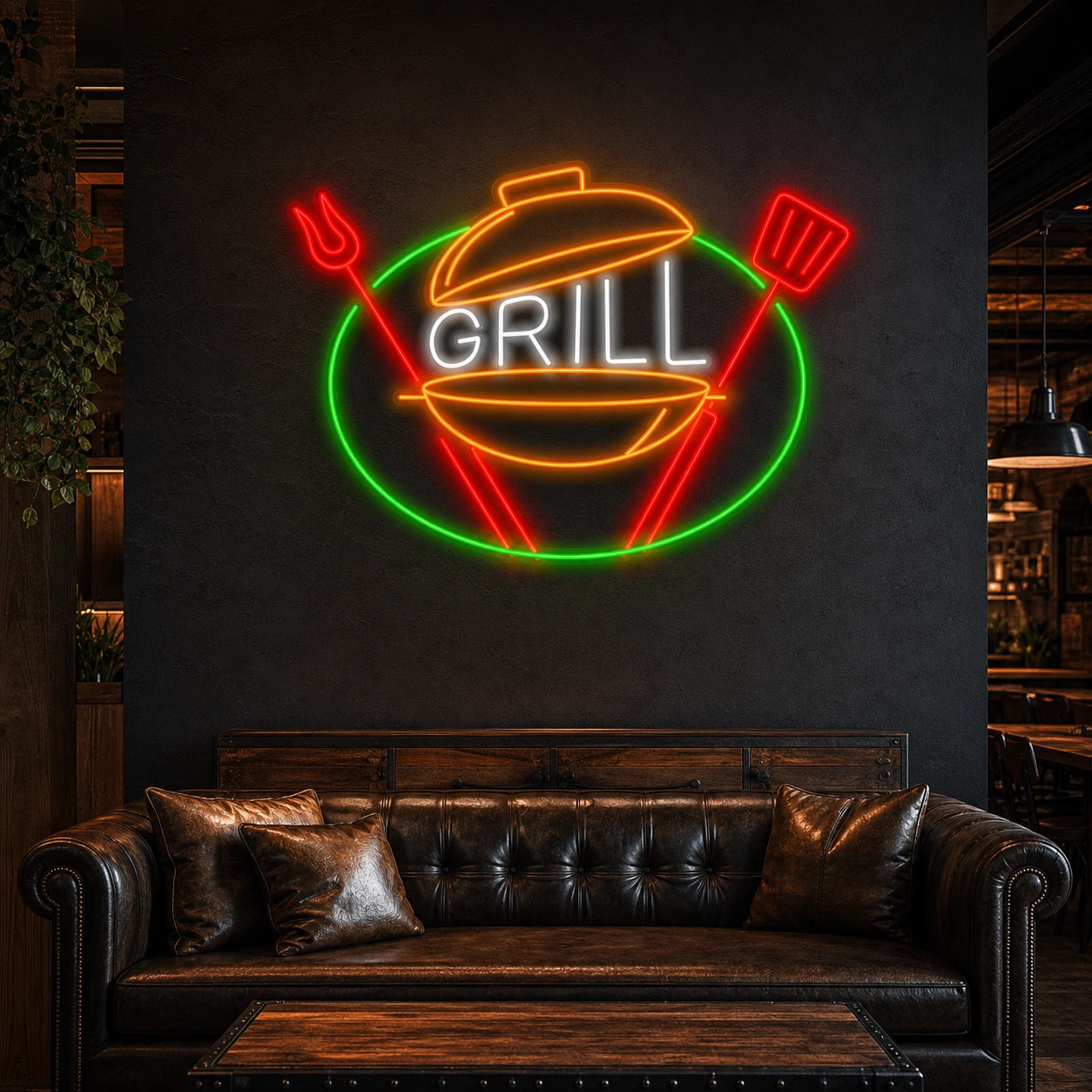 Grill Kettle Tools LED Neon Sign Home Garage Wall Decoration high-converting product image