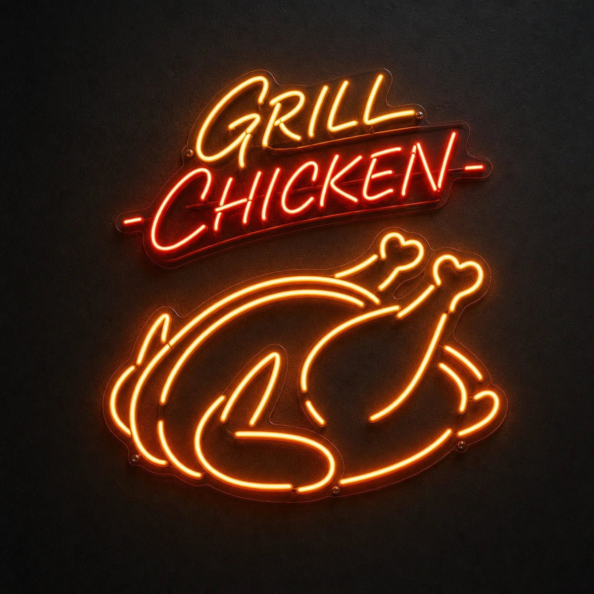 Grilled Chicken LED Neon Sign - Shineneon