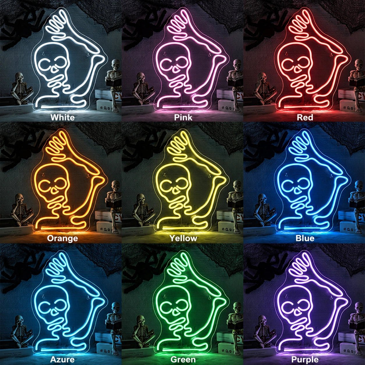 Grim Reaper Scythe LED Neon Sign - Shineneon