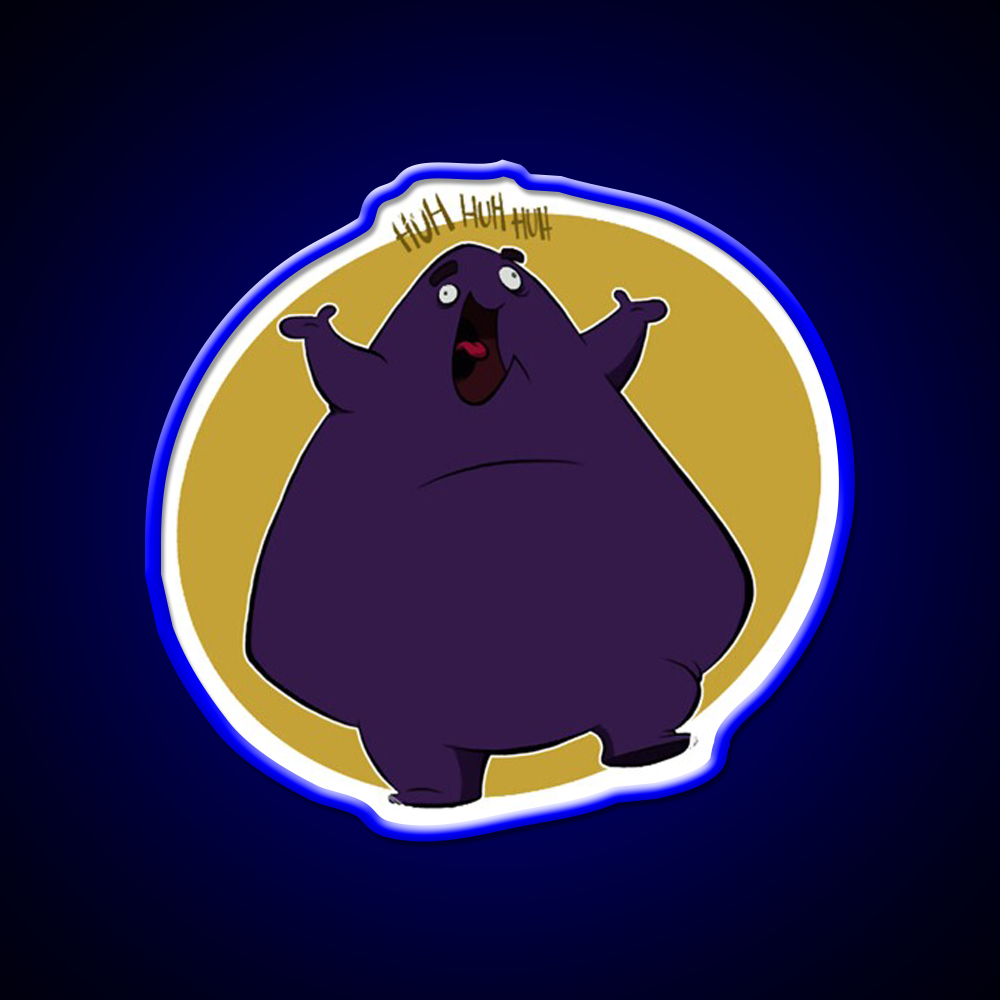 Grimace Fast Food Led Neon Sign For Burger Place Open Food Sign Rgb Color