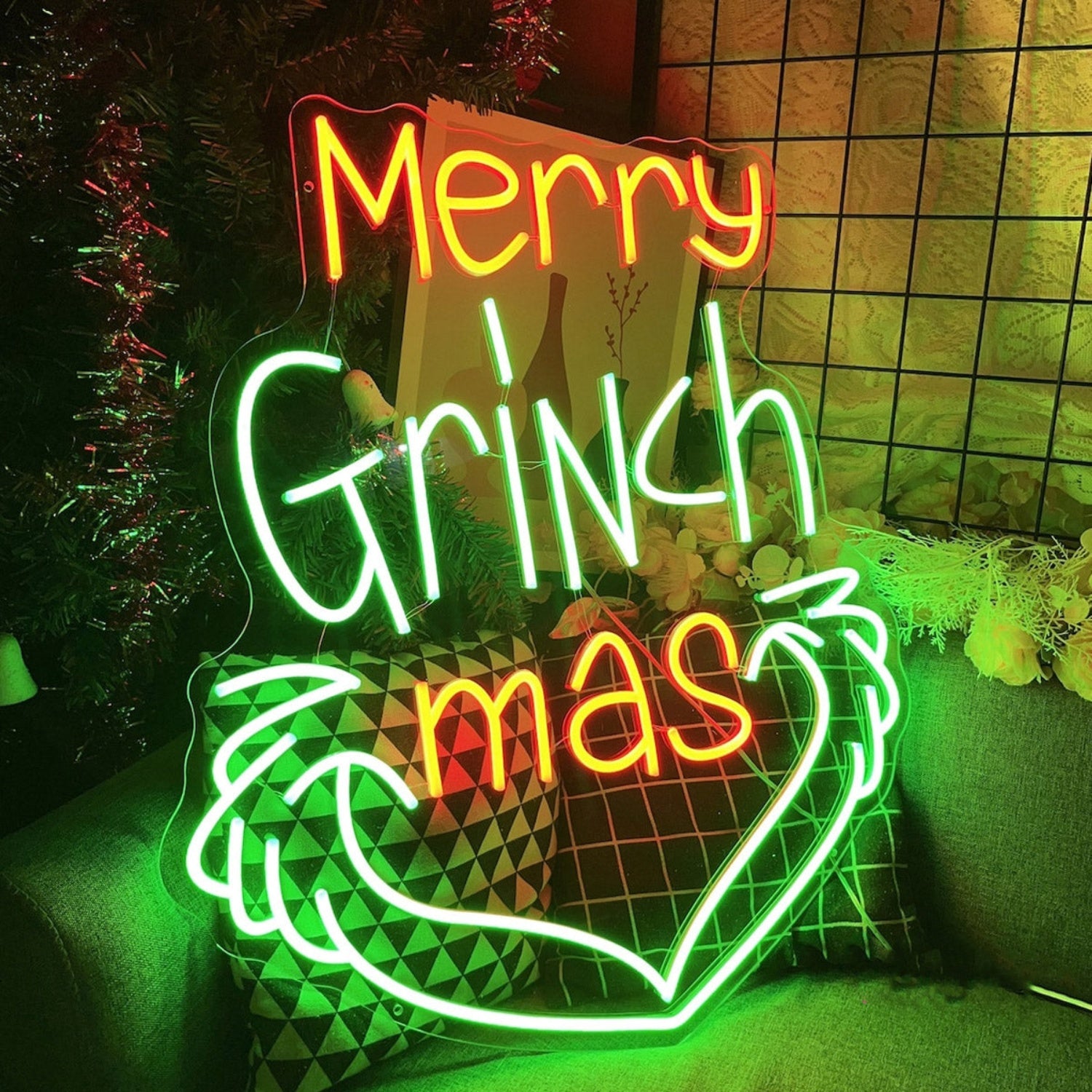 Grinchmas Christmas Neon Sign Party Decoration | Shineneon