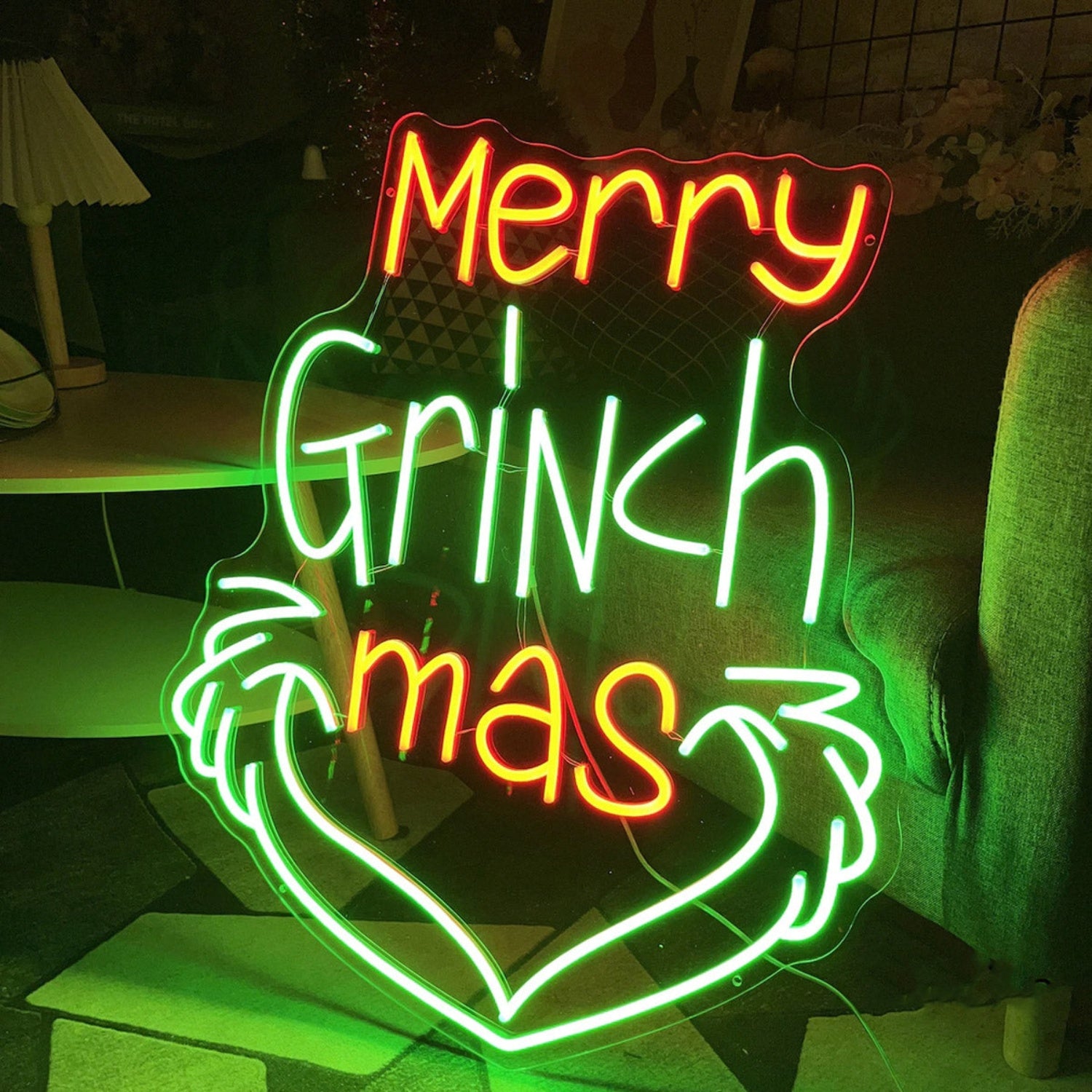 Grinchmas Christmas Neon Sign Party Decoration | Shineneon
