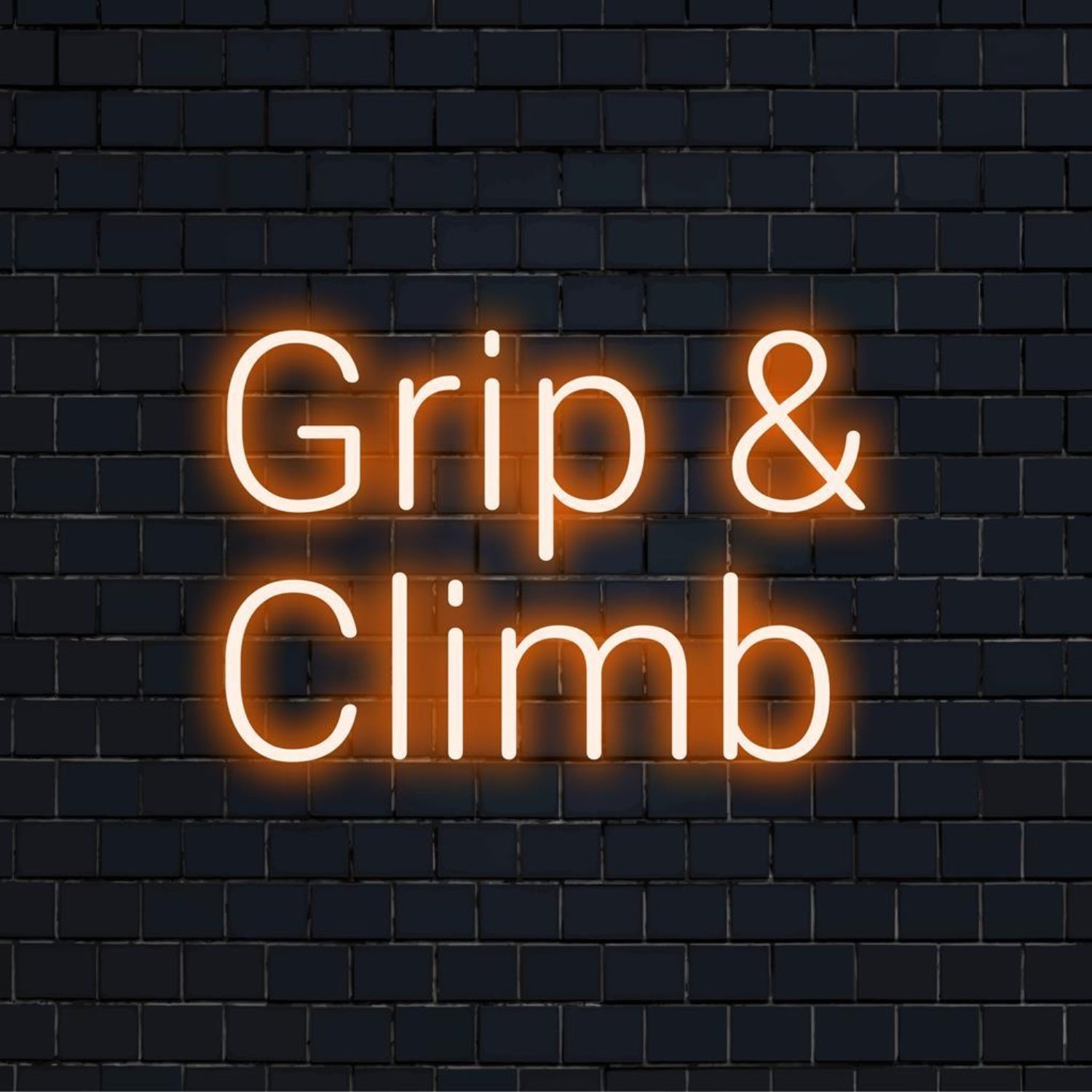 Grip And Climb Pop Art Pink Blue Girl Led Neon Sign Home Decor - Shineneon