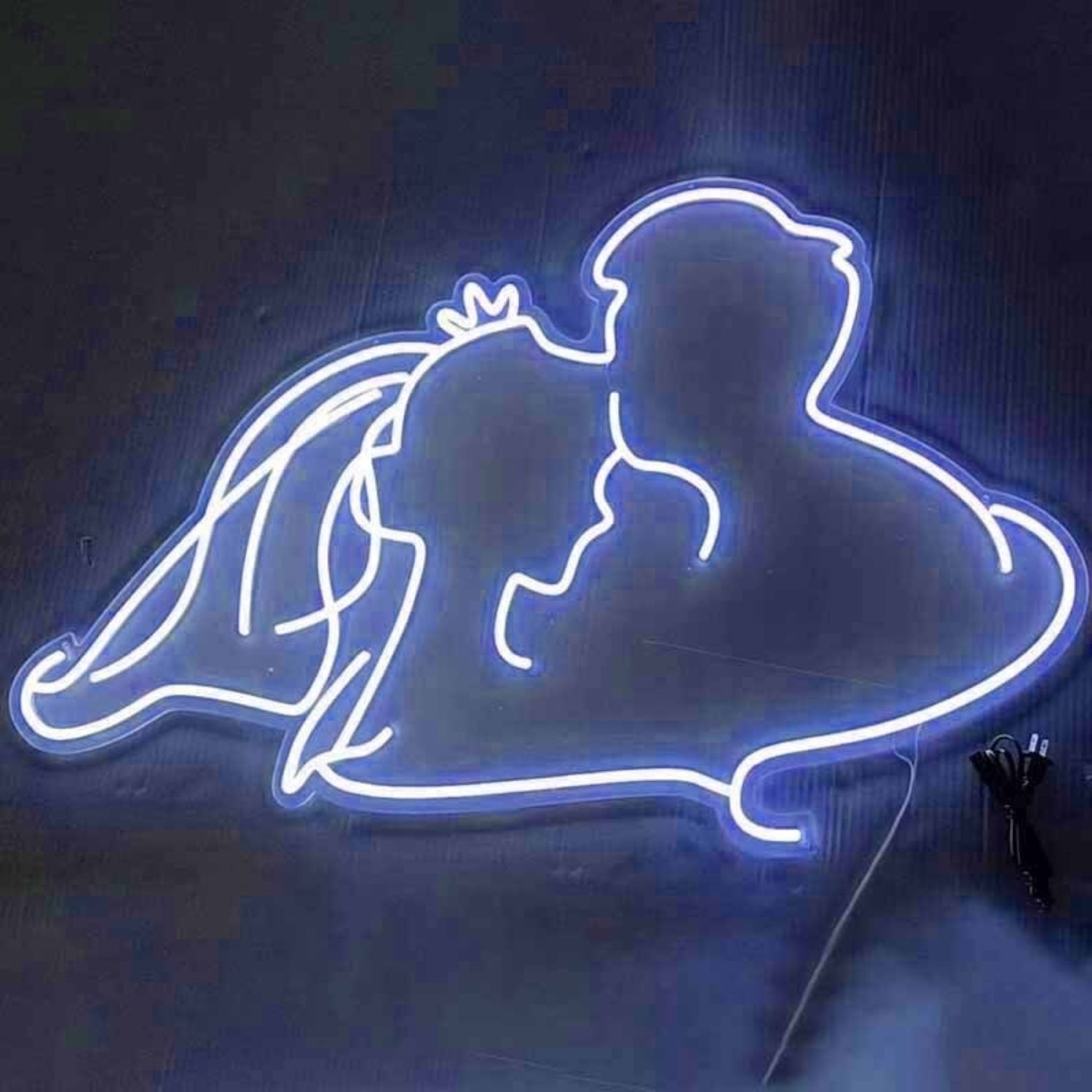 Groom Kissing Brides Forehead Style 2 Neon Light | Shineneon