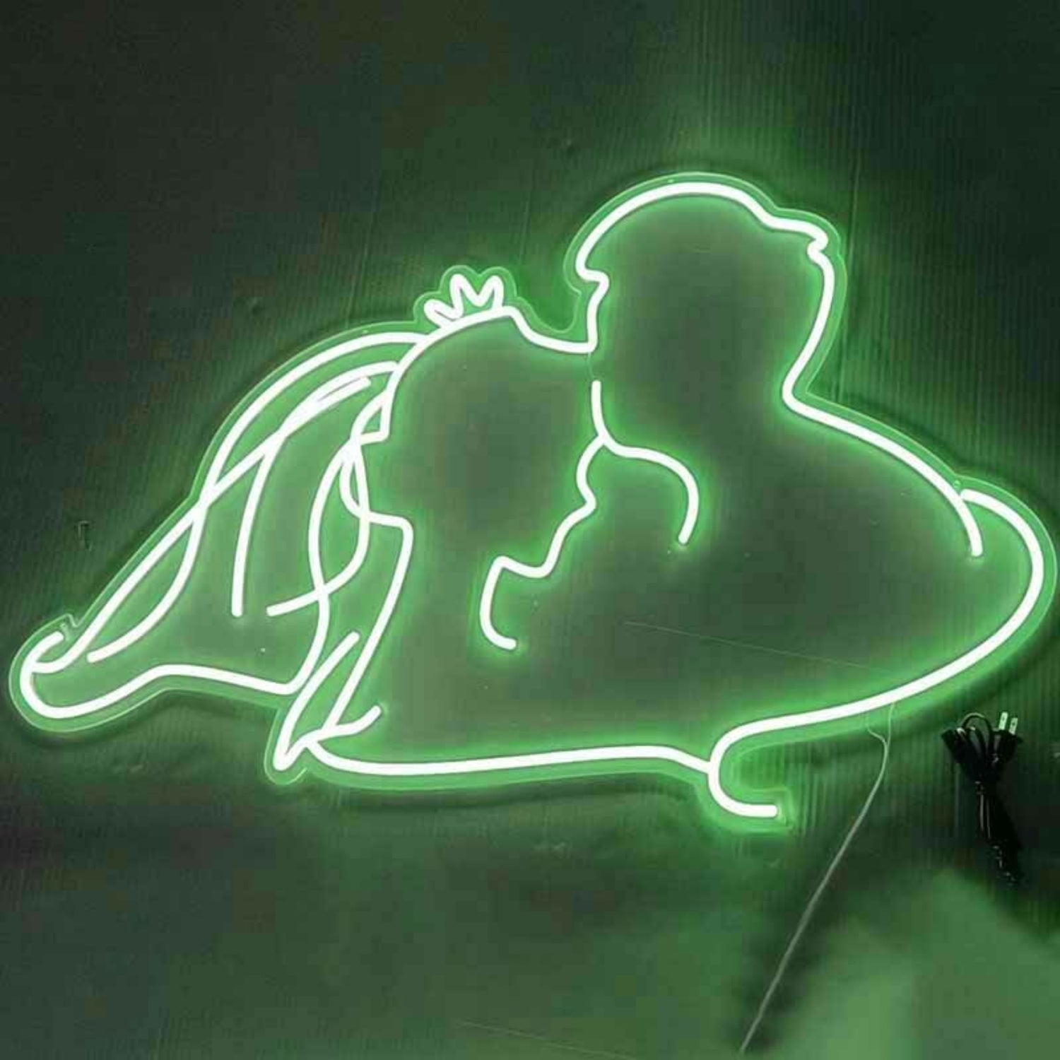 Groom Kissing Brides Forehead Style 2 Neon Light | Shineneon