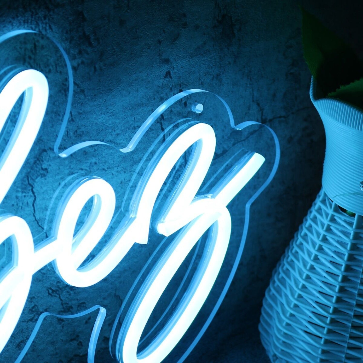 Groovy Vybes Blue Led Neon Sign - Shineneon