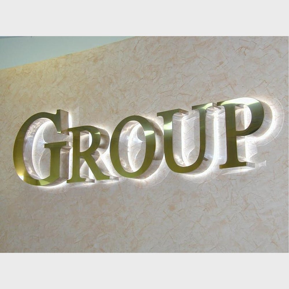 Group Block Letters 3D Backlit Channel Letters Led Light Sign - Shineneon