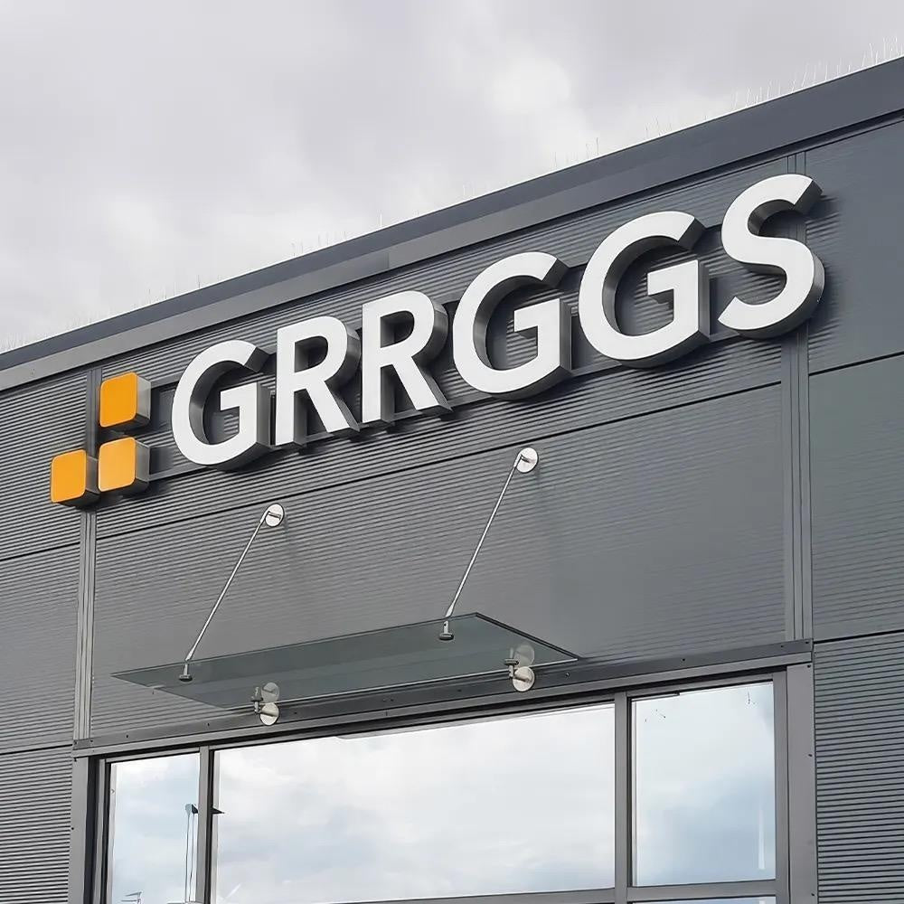 Grrggs 3D Frontlit Letters Metal Led Sign