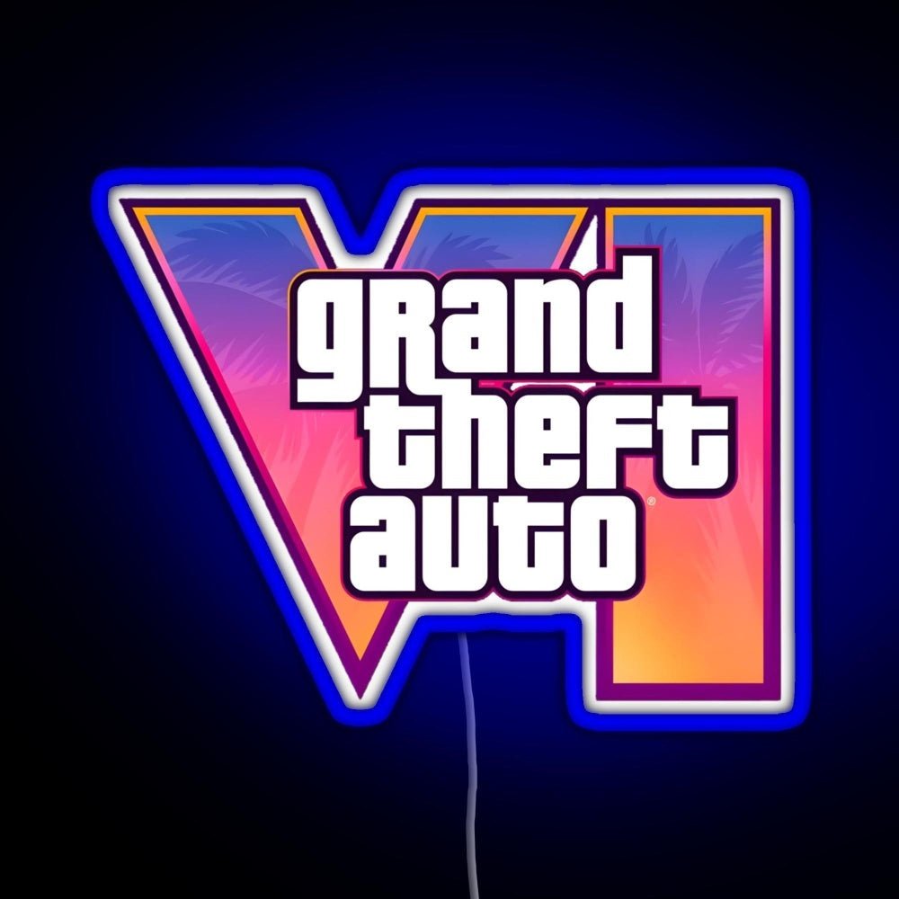 Gta 6 Vi Rgb Led Neon Sign Pop Wall Art - Shineneon