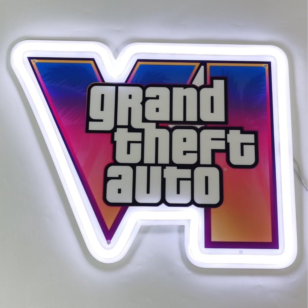 Gta 6 Vi Rgb Led Neon Sign Pop Wall Art - Shineneon