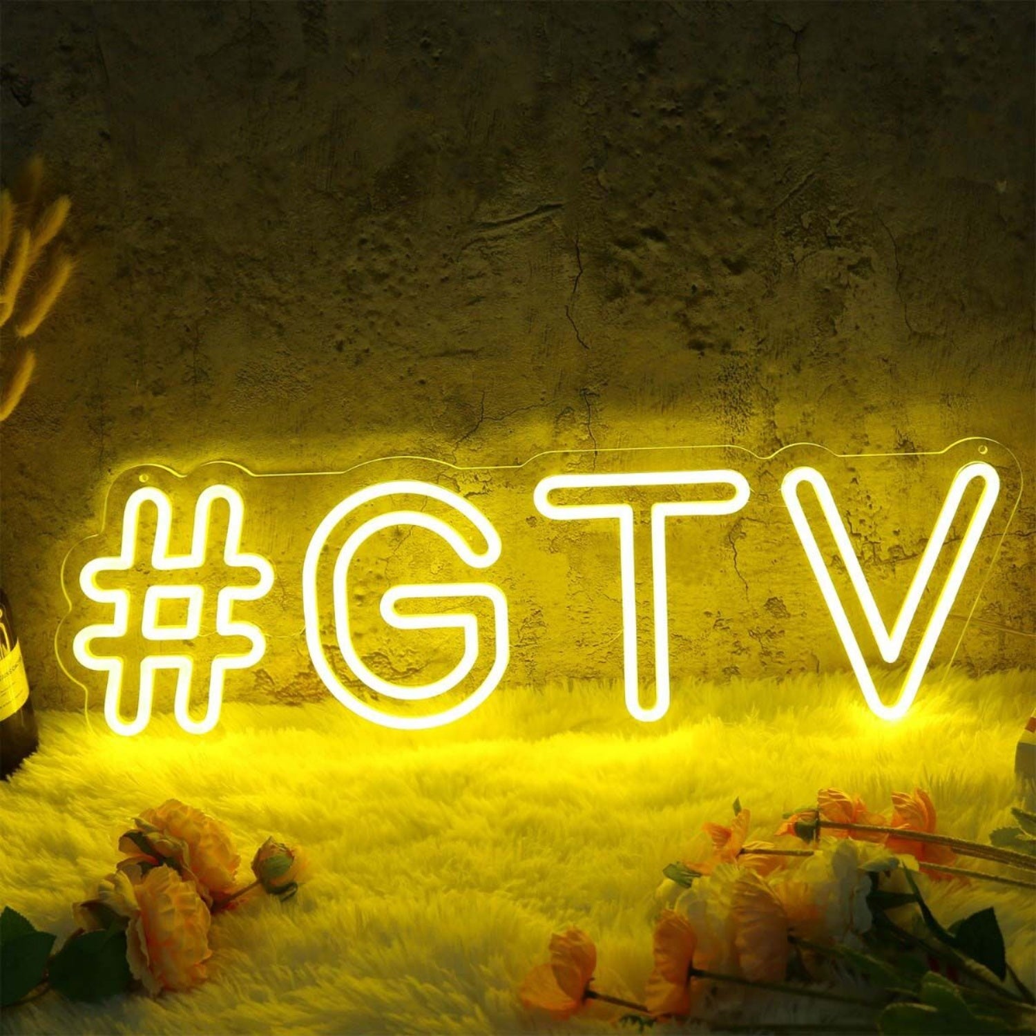 Gtv Yellow Led Neon Sign | Shineneon