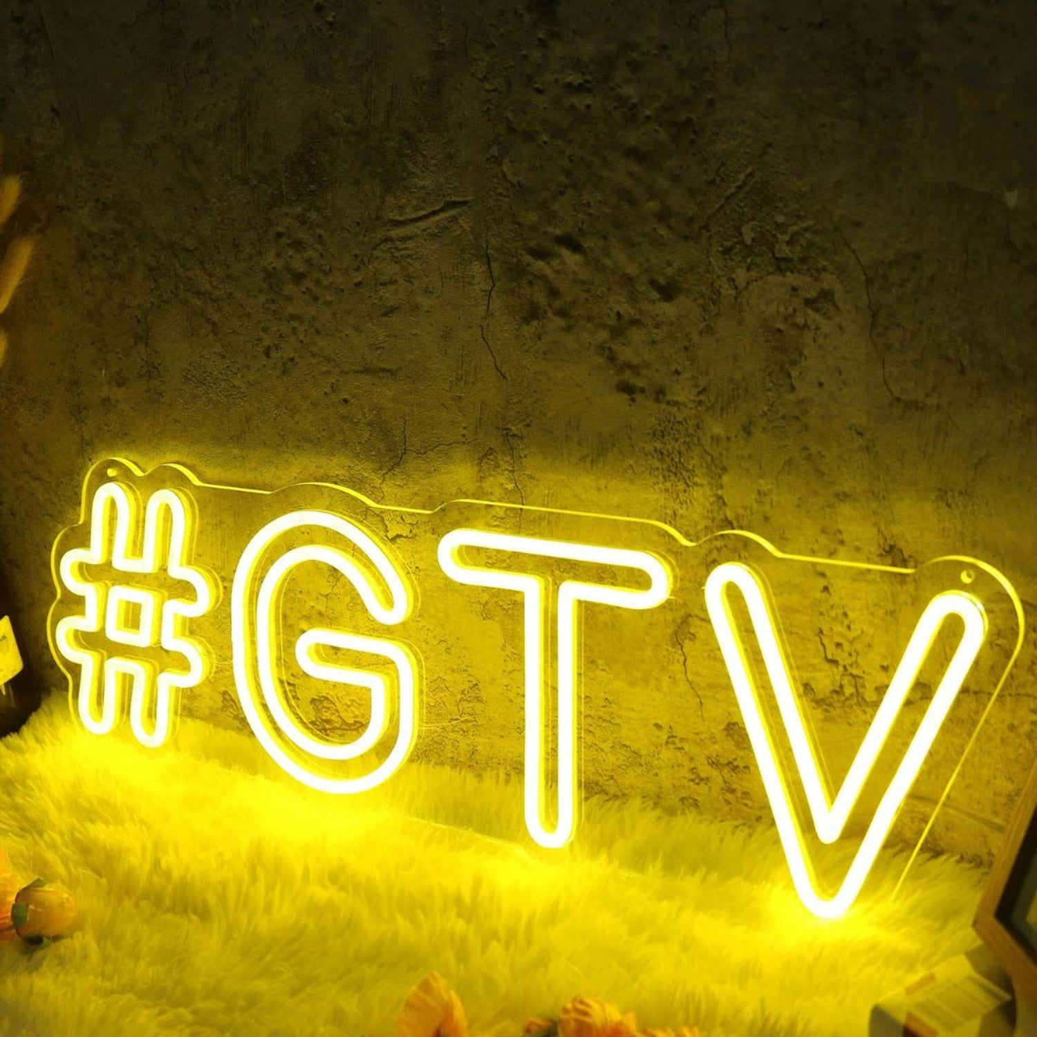 Gtv Yellow Led Neon Sign | Shineneon