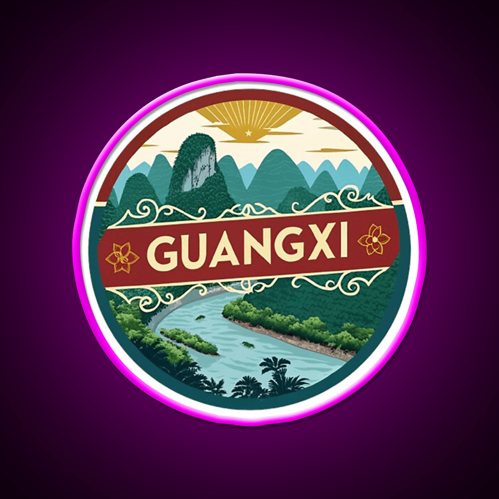 Guangxi Asian Cultural Led Neon Sign Rgb Color - Shineneon