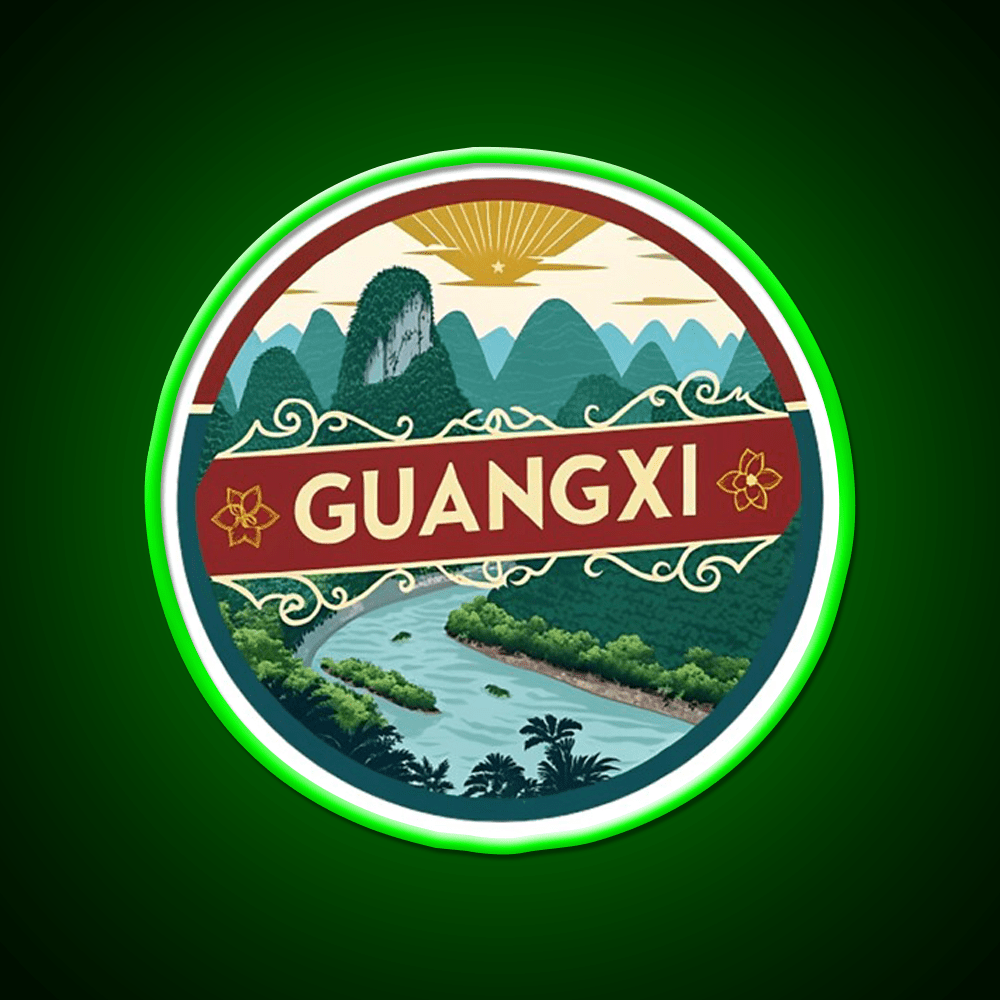 Guangxi Asian Cultural Led Neon Sign Rgb Color - Shineneon