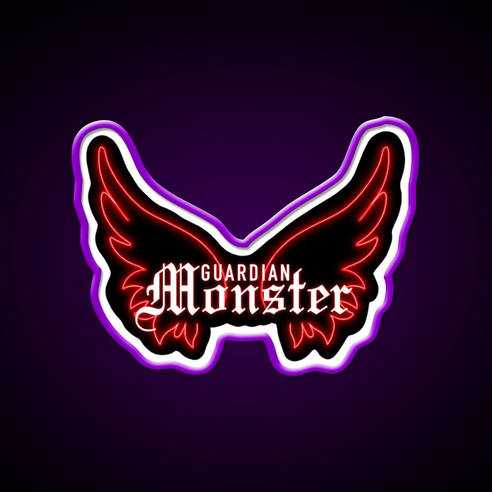 Guardian Monster Welcome Led Neon Sign Open Sign Rgb Color - Shineneon